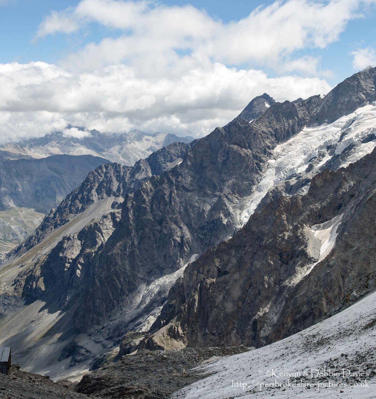 Glacier Du Vallon, La Grave in Provence-Alpes-Cote-d'Azur, France. Taken in 2003 with a Nikon D1X